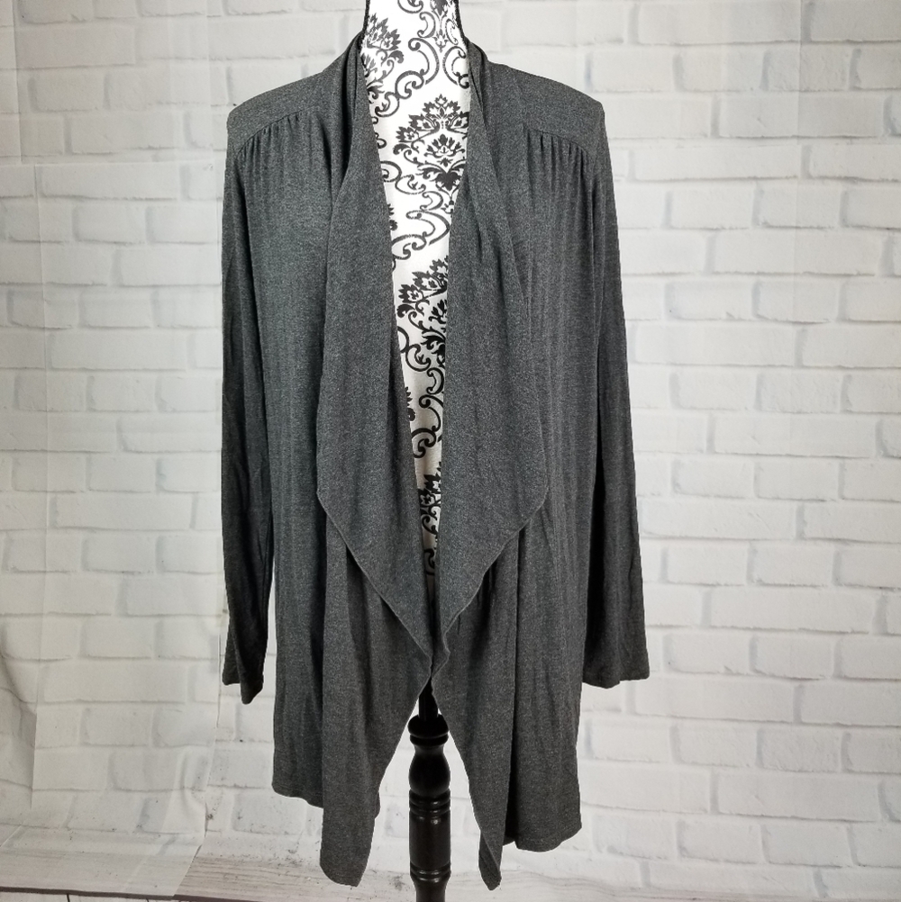 J Jill size medium open front long sleeve cardigan